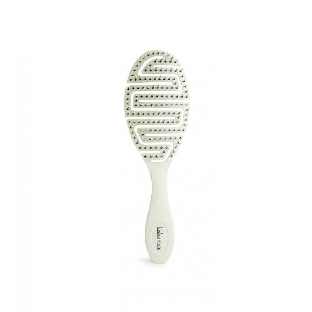  IDC Eco Round Hair Brush Easy Detangling Βούρτσα Μαλλιών Εύκαμπτη 100% ανακυκλώσιμη 110gr 2009w βεραμαν
